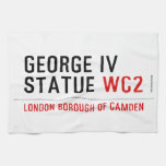 george iv statue  Kitchen Towels