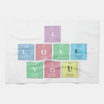 I 
 Love
 You  Kitchen Towels