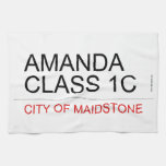 AMANDA class 1C  Kitchen Towels