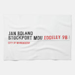 Jan Boland Stockport MDU  Kitchen Towels