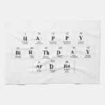 Happy
 Birthday
 Ardra  Kitchen Towels