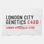 LONDON city genetics  Kitchen Towels