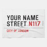 Your Name Street  Kitchen Towels