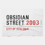 Obsidian Street  Kitchen Towels