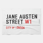 Jane Austen Street  Kitchen Towels