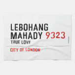 LEBOHANG MAHADY  Kitchen Towels