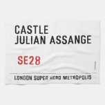 CASTLE  JULIAN ASSANGE    Kitchen Towels