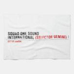SQUAD ONE SOUND INTERNATIONAL  Kitchen Towels