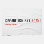 DEF:INITION NYE  Kitchen Towels