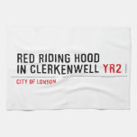 Red Riding Hood  in Clerkenwell  Kitchen Towels