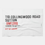110 collingwood road  Sutton    Kitchen Towels