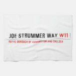 Joe Strummer Way  Kitchen Towels