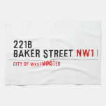 221B BAKER STREET  Kitchen Towels
