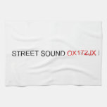 STREET Sound  Kitchen Towels