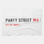 Party street  Kitchen Towels