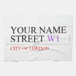 Your Name Street  Kitchen Towels