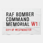 raf bomber command memorial  Kitchen Towels