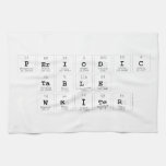 Periodic Table Writer  Kitchen Towels