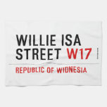 willie isa Street  Kitchen Towels