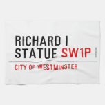 richard i statue  Kitchen Towels