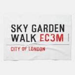 sky garden walk  Kitchen Towels