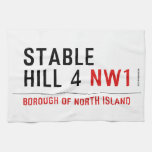 stable hill 4  Kitchen Towels