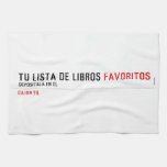 tu LISTA DE libros  Kitchen Towels
