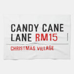 Candy Cane Lane  Kitchen Towels