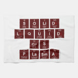 SOLID
 LQUID
 GAS
 PLASMA  Kitchen Towels