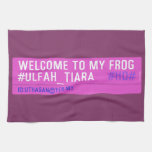 WELCOME TO MY FROG #ULFAH_TIARA     Kitchen Towels