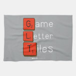 Game
 Letter
 Tiles  Kitchen Towels