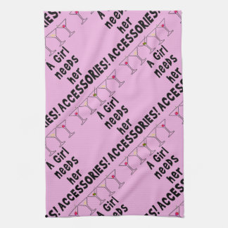 KITCHEN TOWELS - A GIRL NEEDS HER ACCESSORIES