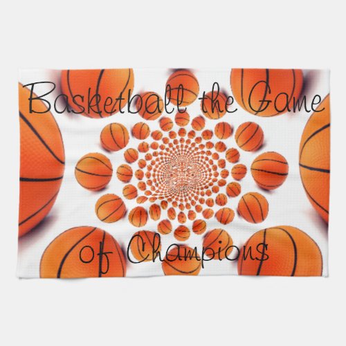 Kitchen Towels  Basketball the Game of Champions