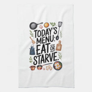 Kitchen Towels Funny Quote Kitchen Towel