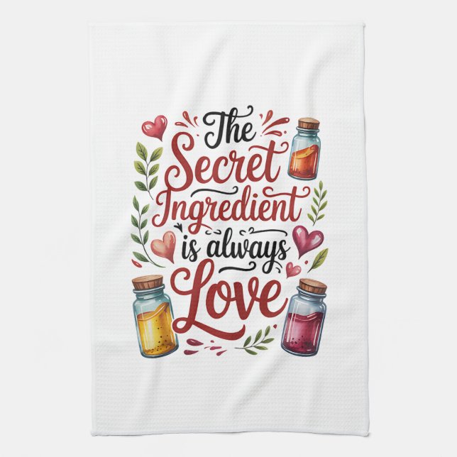 Kitchen Towels-Funny Quote Kitchen Towel (Vertical)