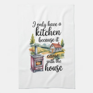 Kitchen Towels-Funny Quote Kitchen Towel