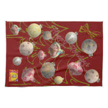 Kitchen towels Happy Holidays