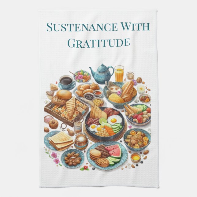 Kitchen Towels-Islamic Themed Kitchen Towel (Vertical)