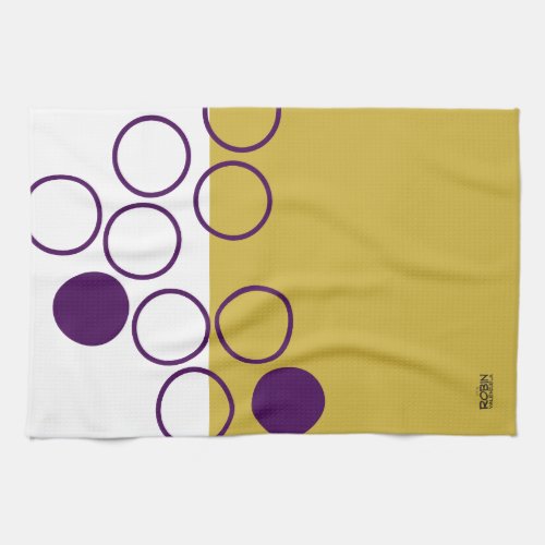 Kitchen Towels with Perfectly Round Circles Design