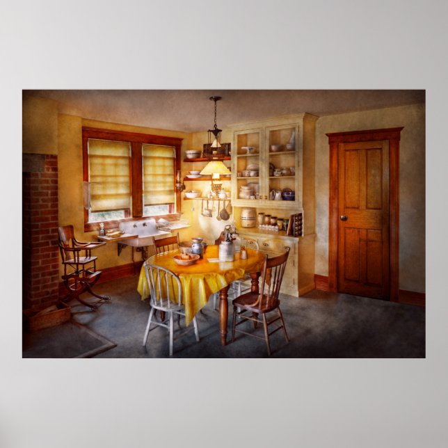 Kitchen - Typical farm kitchen Poster (Front)