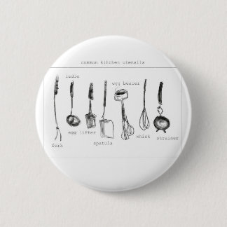 Kitchen utensils button