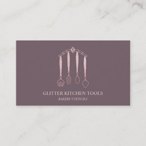 Kitchen Utensils cooking Business Card