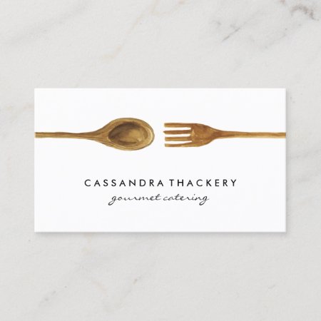 Kitchen Utensils | Cooking Catering Culinary Business Card