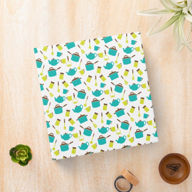 Kitchen Utensils, Cookware, Cutlery, Kitchenware 3 Ring Binder (In Situ)