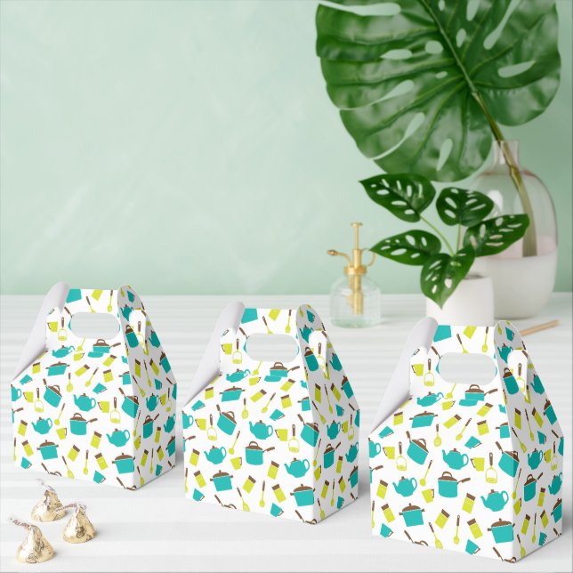 Kitchen Utensils, Cookware, Cutlery, Kitchenware Favor Boxes (Multiple)