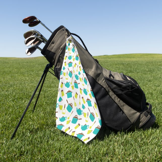 Kitchen Utensils, Cookware, Cutlery, Kitchenware Golf Towel (Green)