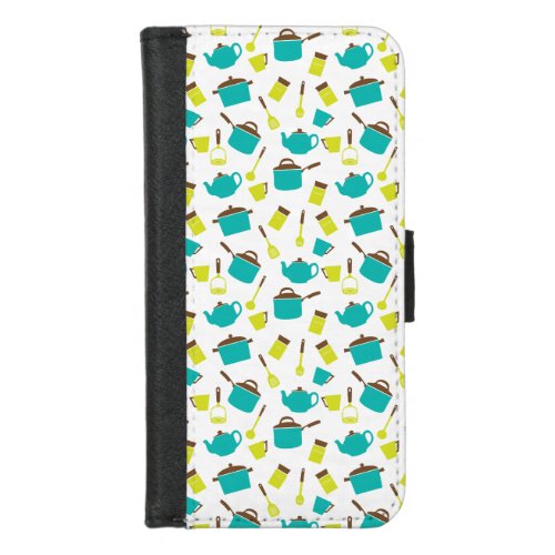 Kitchen Utensils Cookware Cutlery Kitchenware iPhone 87 Wallet Case