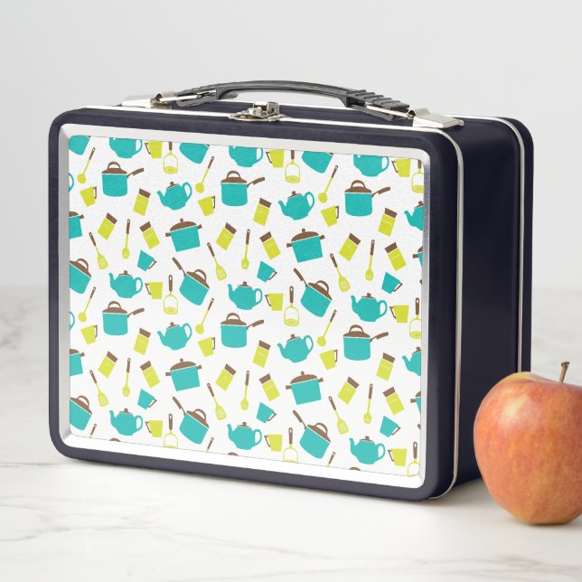 Kitchen Utensils, Cookware, Cutlery, Kitchenware Metal Lunch Box (In Situ)
