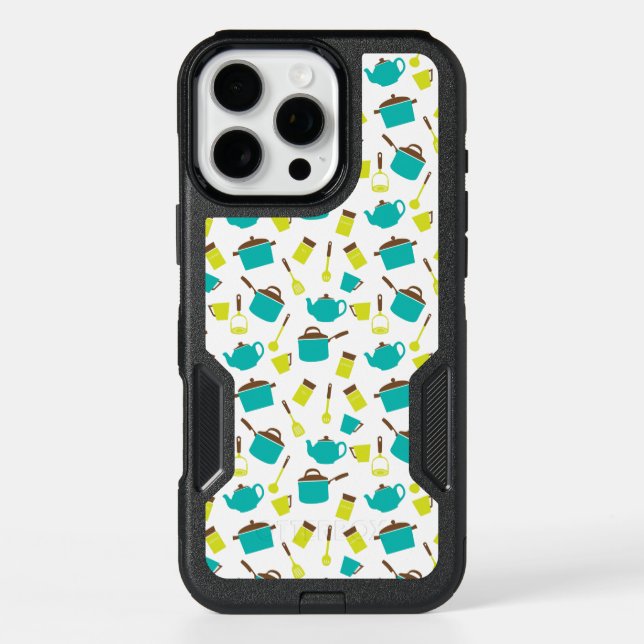 Kitchen Utensils, Cookware, Cutlery, Kitchenware Otterbox iPhone Case (Back)