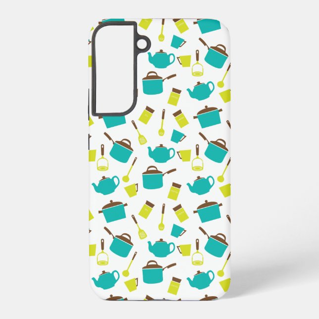 Kitchen Utensils, Cookware, Cutlery, Kitchenware Samsung Galaxy Case (Back)